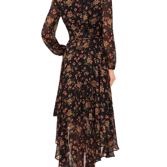 MSK Long Sleeve Maxi Floral Dress - Picture 4 of 10